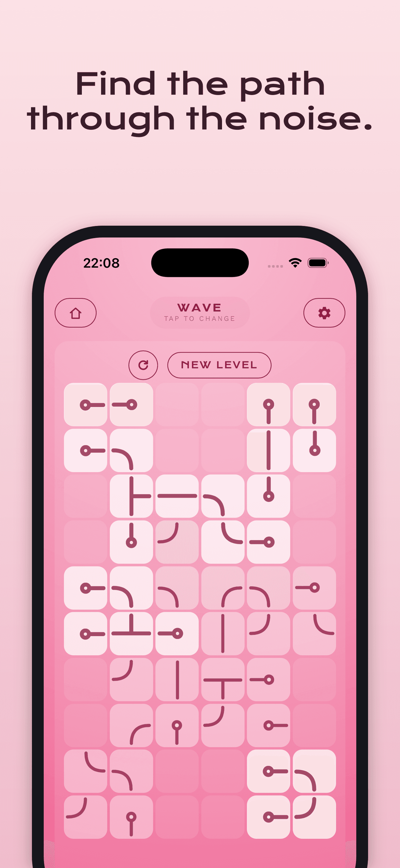 Zento gameplay — find the path through the noise