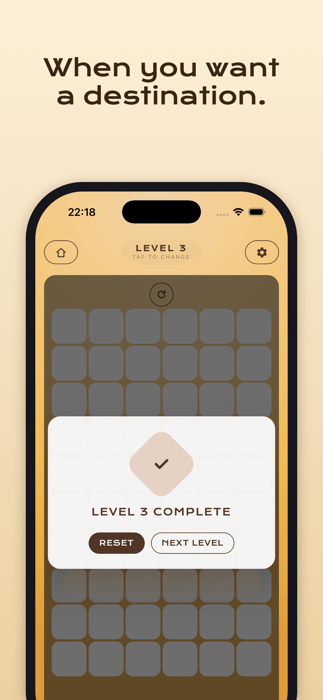Zento progress mode — curated levels with increasing complexity
